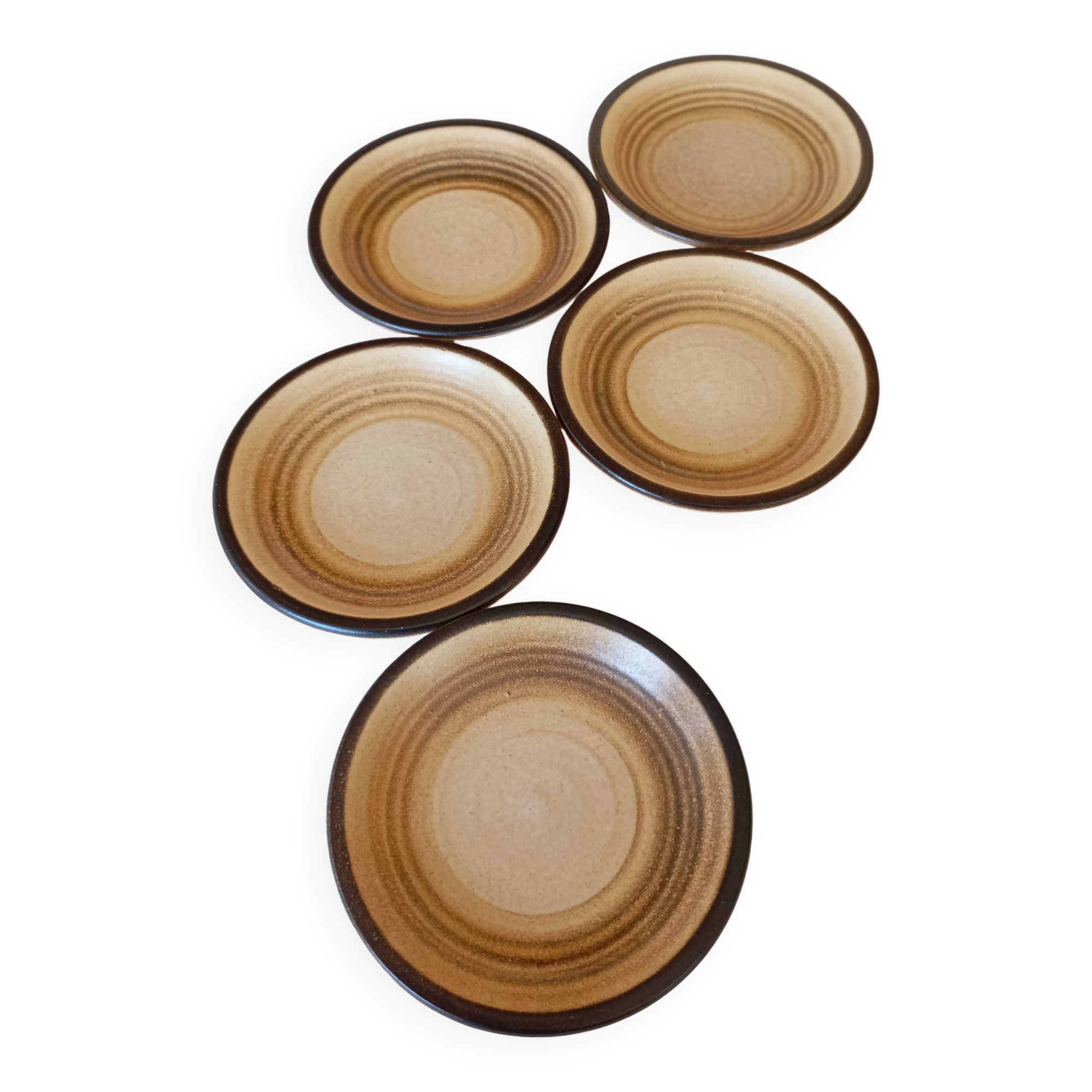 5 assiettes à tapas Salins