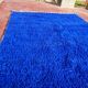 Large Beni Ouarain Berber rug in Majorelle blue, 300x200 cm – thick wool