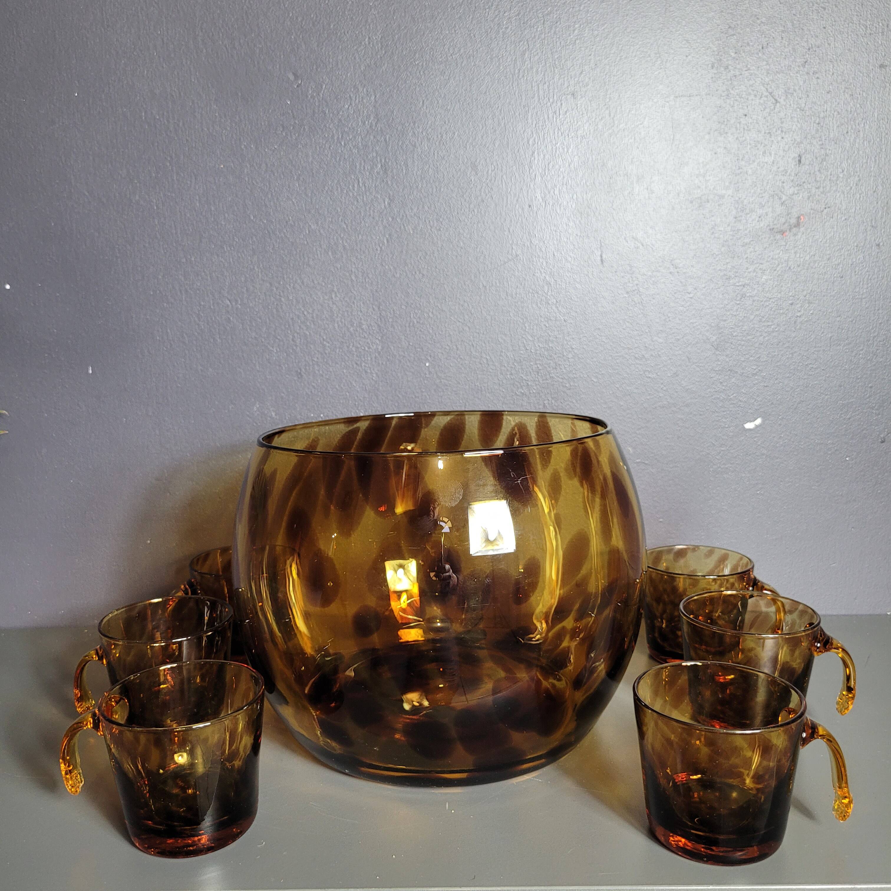 Blown glass punch service