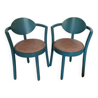 Paire de chaises Baumann