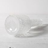 Small Vintage Clear Glass Vase / Single Flower Stylish Vase / Sweden / 2000
