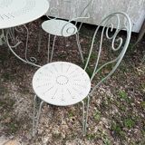 Green garden furniture