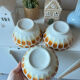 Set of 3 beautiful vintage Digoin bowls.