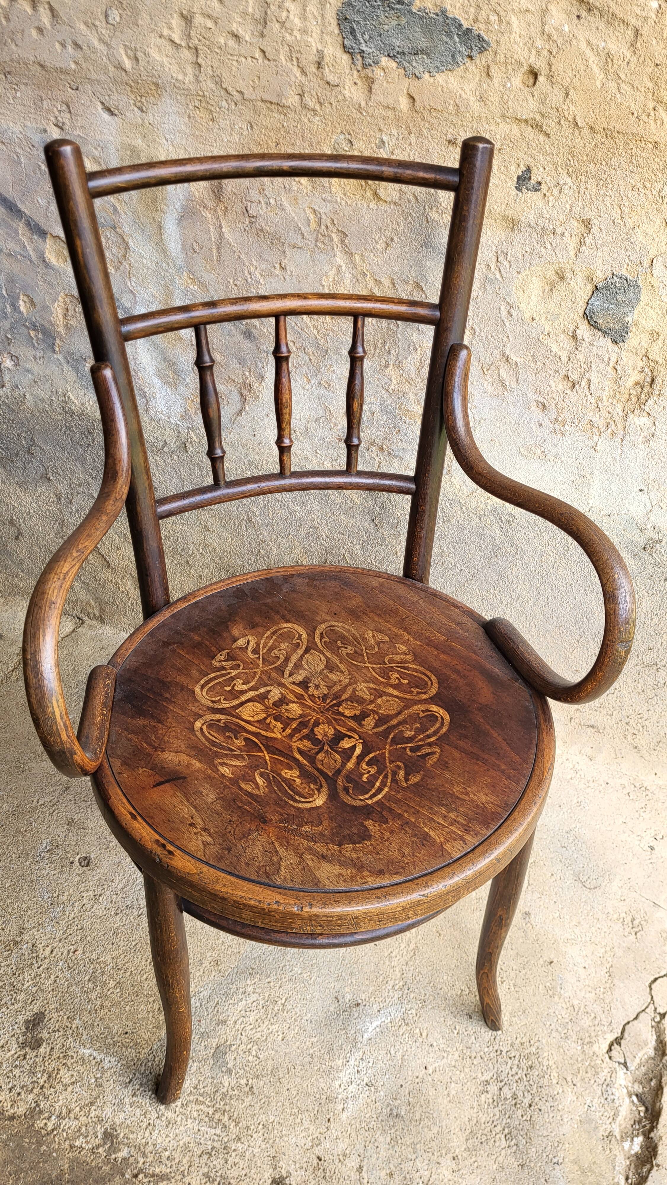 Fischel bentwood armchair 1920