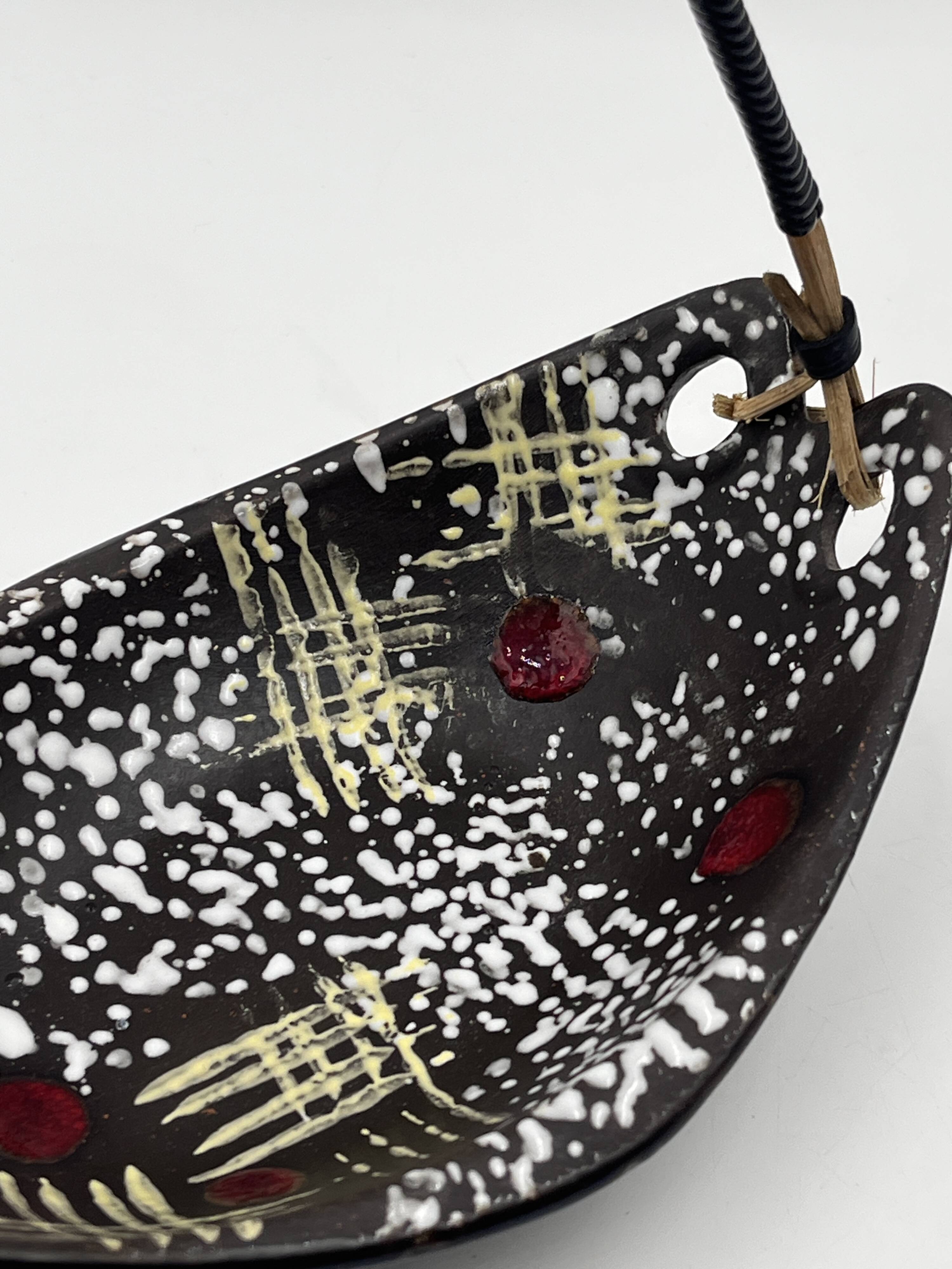 Carstens appetizer server, Hawaiian design