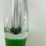 Czech Art Glass Vase, Centerpiece by Pavel Juda for Beranek Glass, 1985