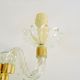 Magnificent pair of vintage wall sconces in glass and mirror, Murano style. Year 70