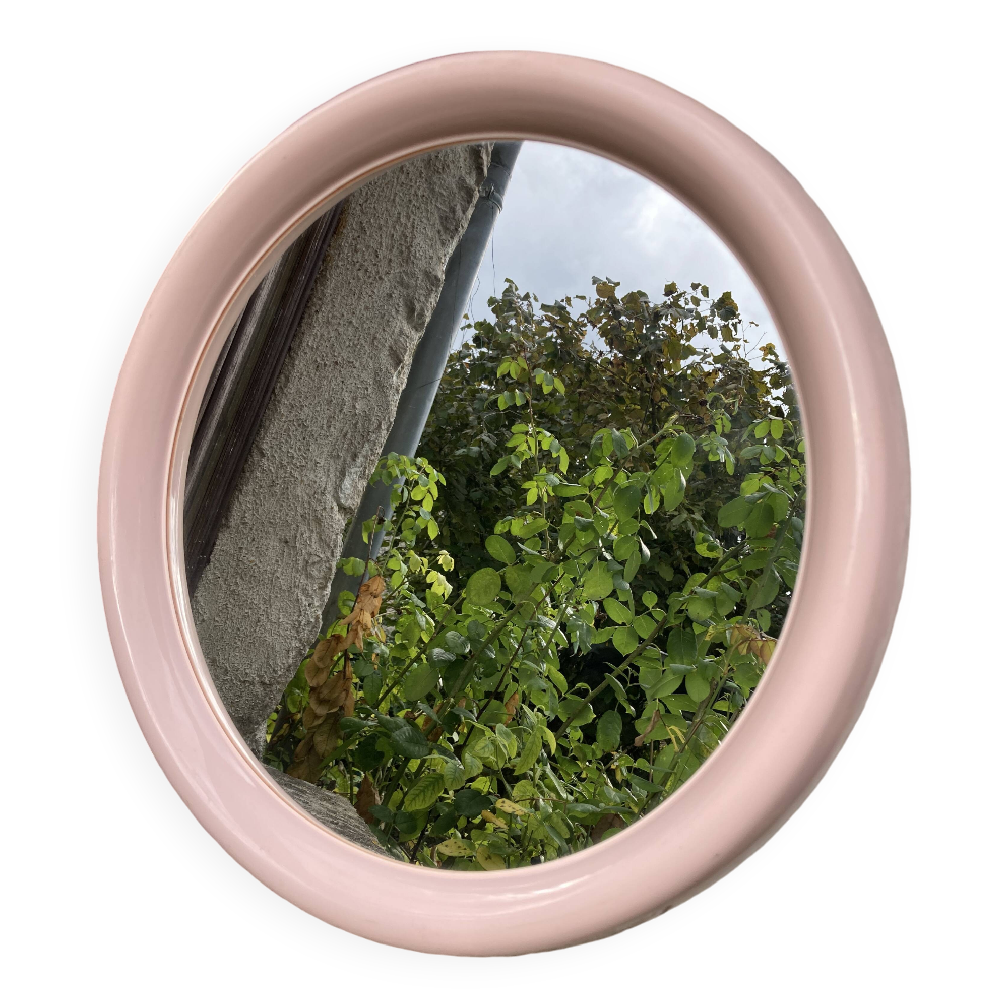 Vintage pink mirror