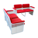 Paire de banquettes vintage design Talin