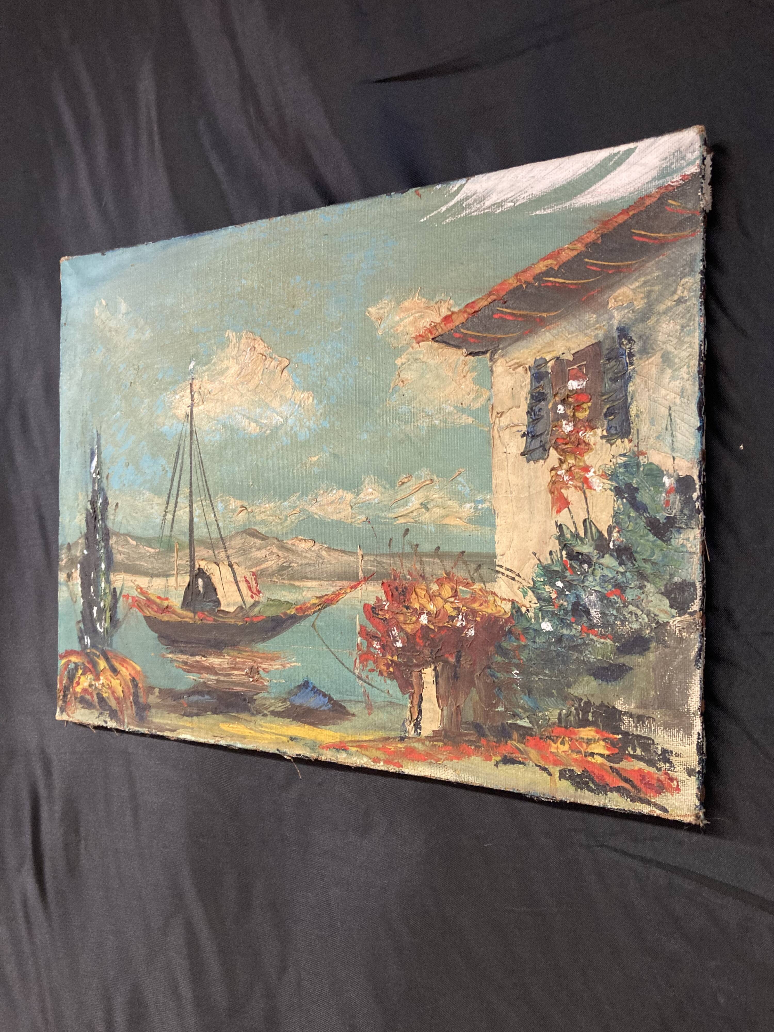 Mediterranean Marine, oil on canvas