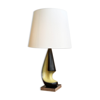 Lampe ceramique 1960 forme libre