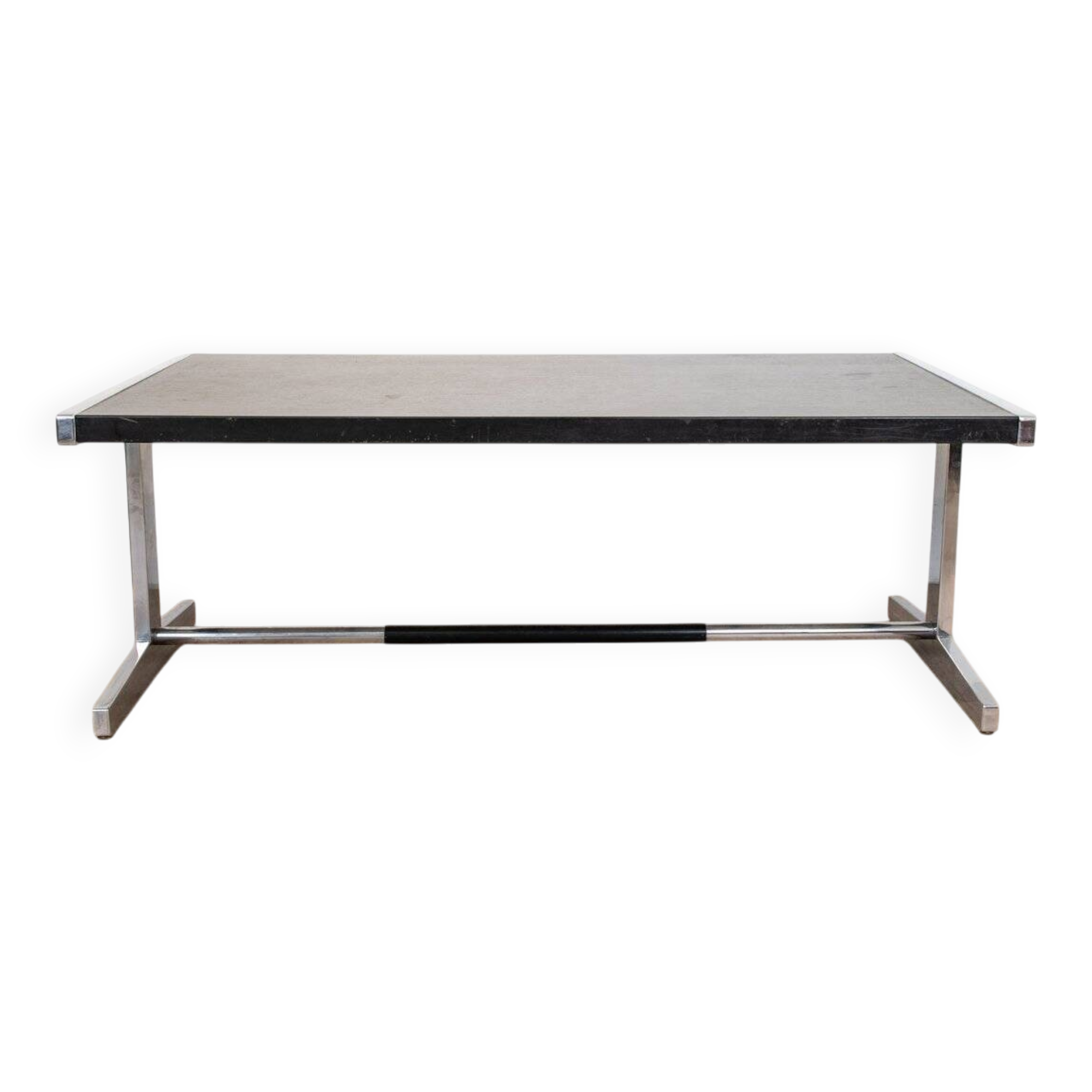 Table de salle à manger avec socle en acier, 1990