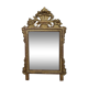 Miroir d'époque Louis XVI en bois sculpté doré - 101x62cm