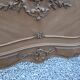 Lit style Louis XV en noyer (1 personne)