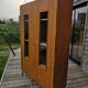 Vintage glazed school cabinet