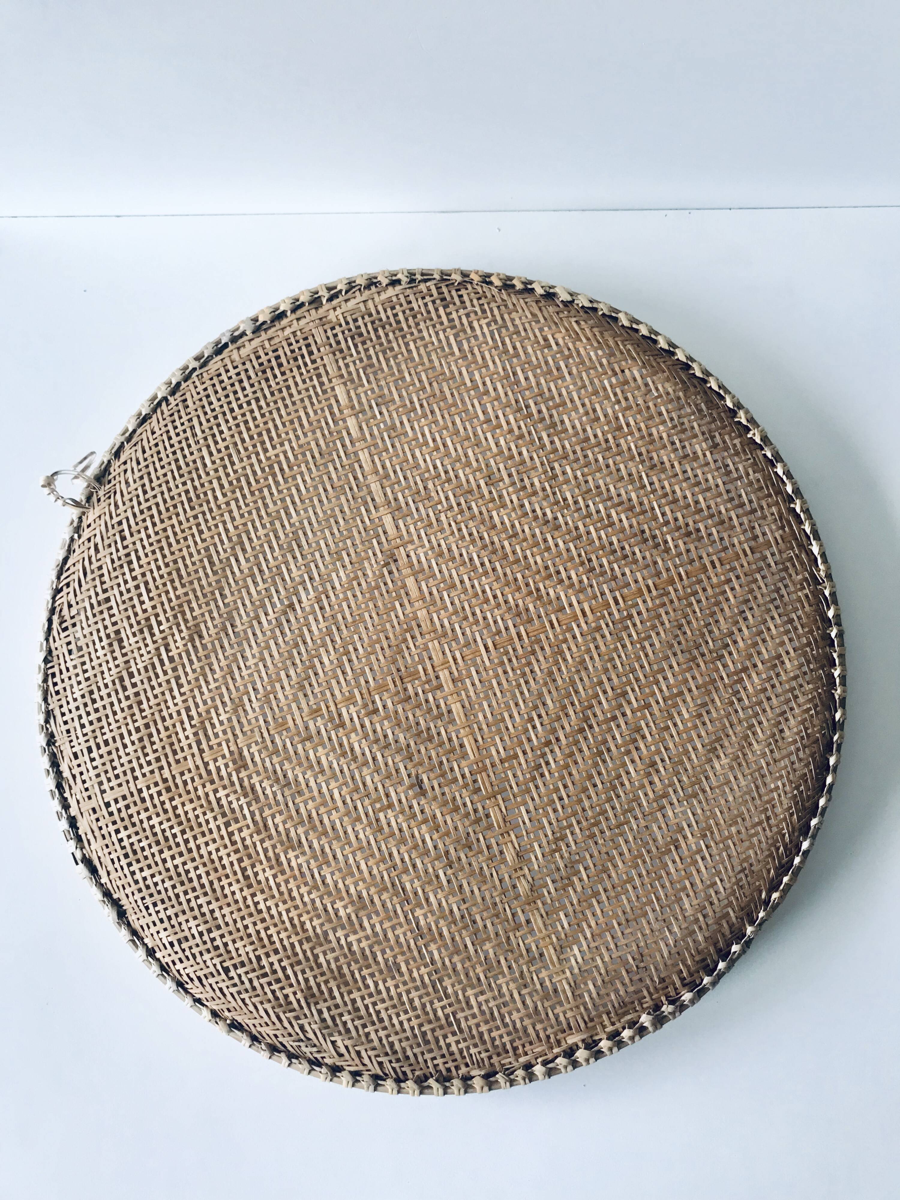 Ancient wicker tray