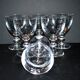 Set of 11 uncut Trianon wine glasses CRISTAL SAINT-LOUIS 2nd choice H12