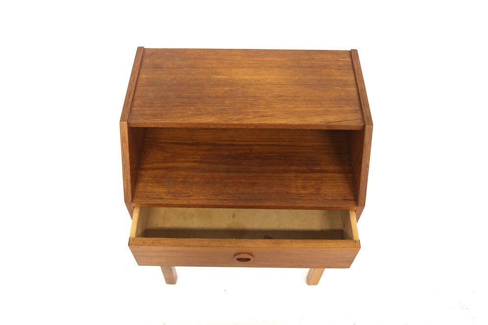Scandinavian teak bedside table, Sweden, 1950