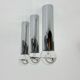 Set of 3 minimalist chrome tube ceiling / wall lamps, 1970s