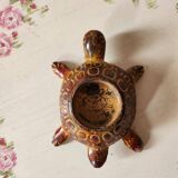 Bougeoir en fonte tortue vintage