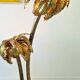 Vintage Hollywood Regency Brass Palm Tree Floor Lamp Maison Jansen Style 1970