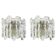 Pair of wall sconces Kalmar, Austria, 1960s