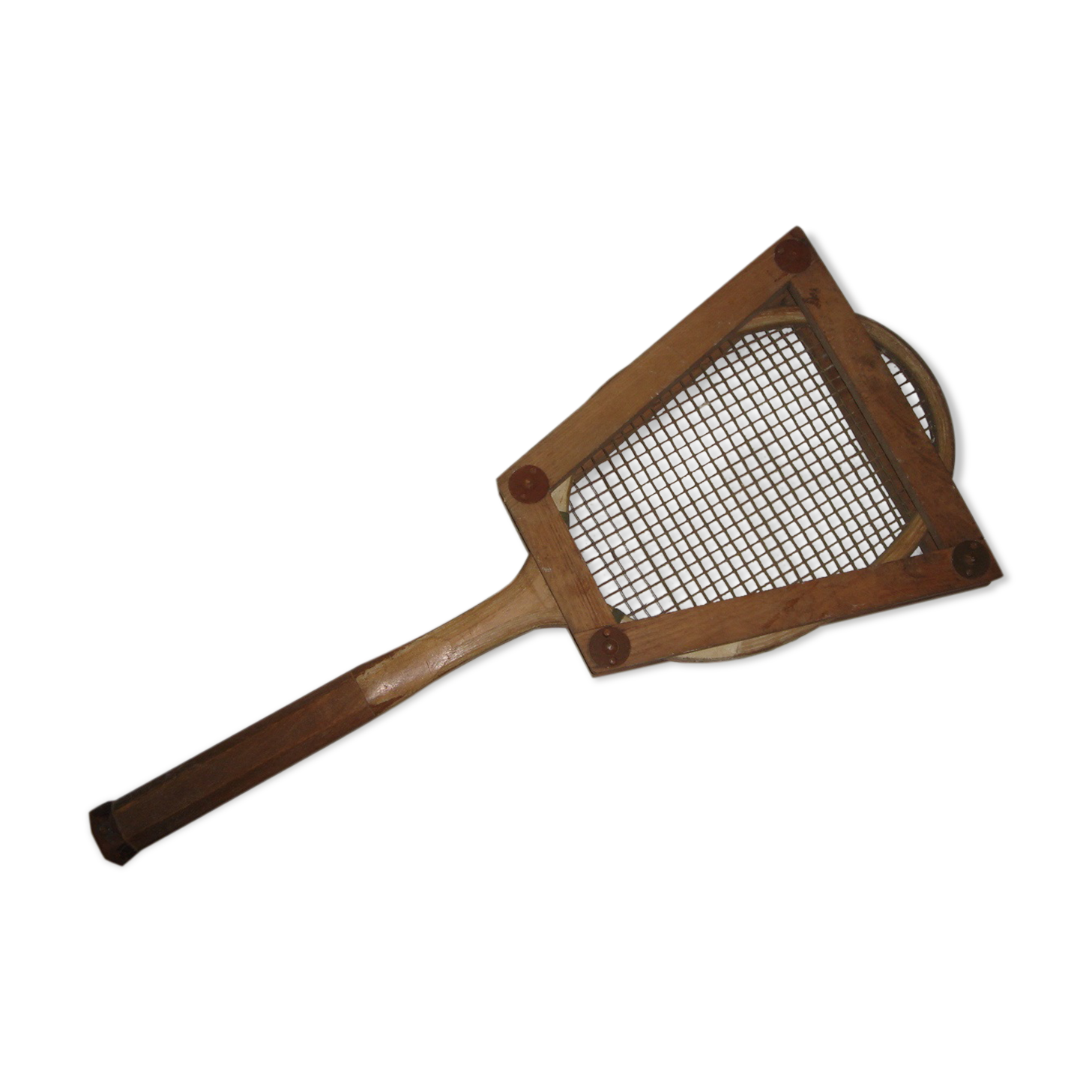 Old AA Tunmer & co. wooden tennis racket