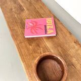 Solid oak coffee table, 1950s