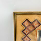 Photo frame with embroidery