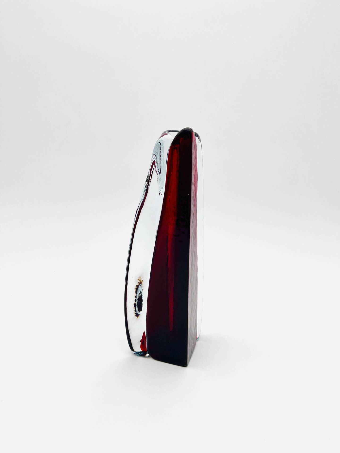 Vase Sculptural Sommerso - Václav Hanuš - Design Tchécoslovaque 60s