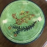 Glazed terracotta platter