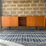 Vintage Scandinavian teak sideboard, 1970s