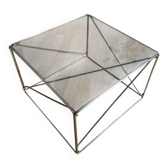 Table basse verre fumé Max Sauze