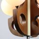 Mid-Century Scandinavian Chrome & Opaline Chandelier, 1960s