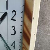 Old factory clock brown wall clock