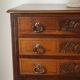 Solid walnut chest of drawers from the early 20th century.
