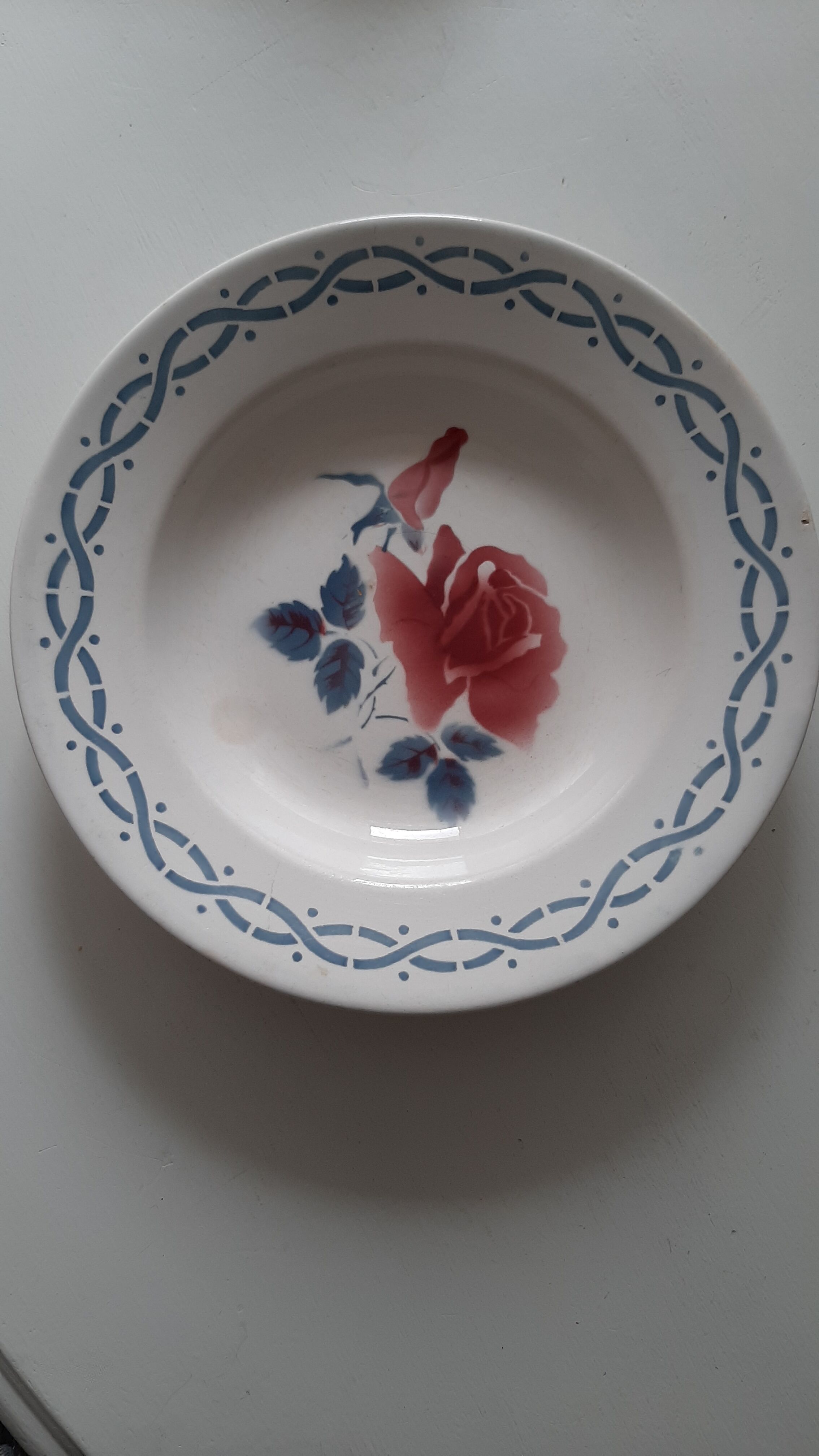 Lot of 5 retro hollow plates