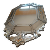 Large octagonal Venetian Murano mirror. Early 19th century