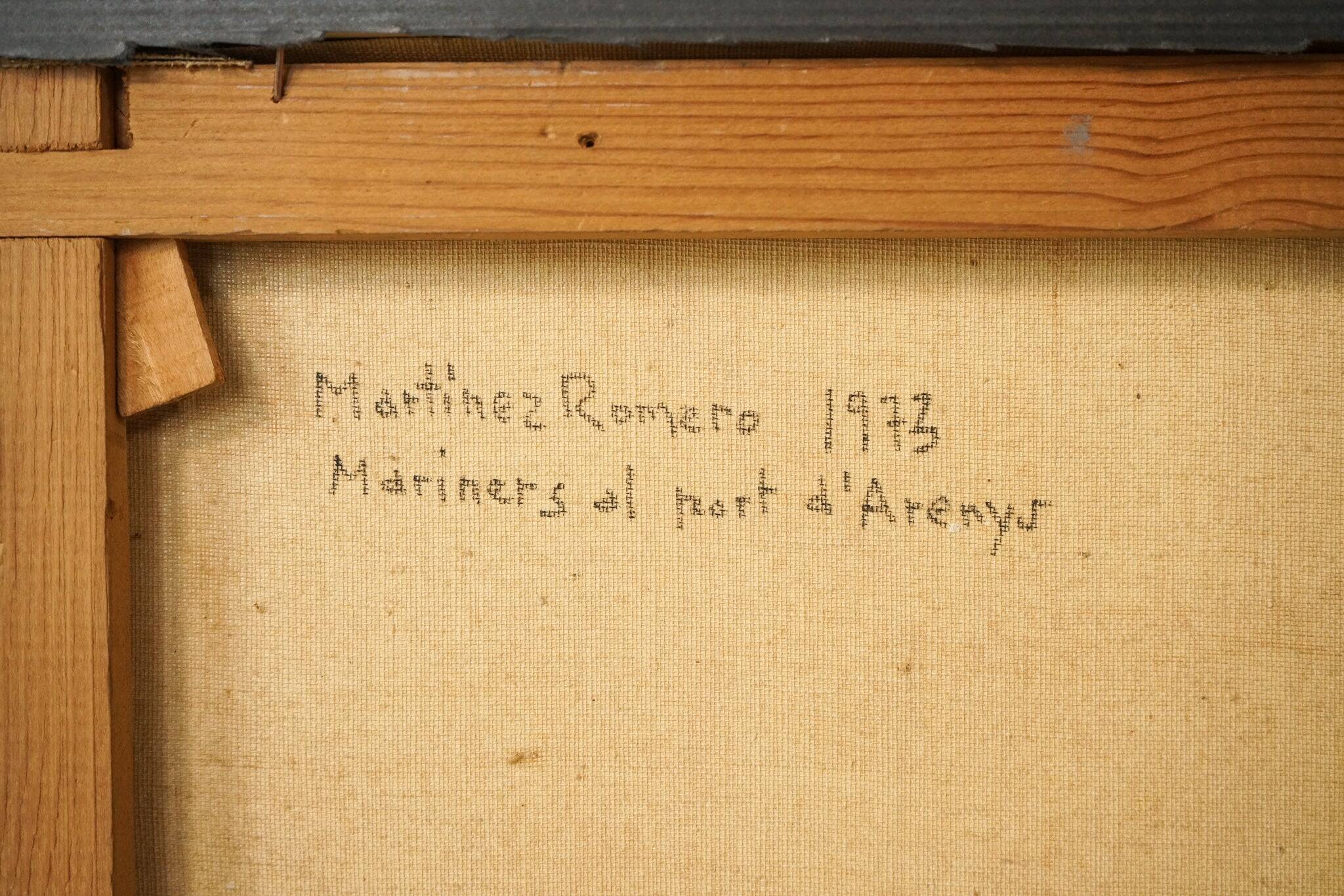 Mariners al port d'arenys - Josep Martinez Romero