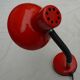 Articulated desk lamp, red, vintage 70s