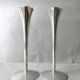 Pair of candlesticks Solingen 70s metal