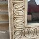 Mirror antique style in travertine from italy