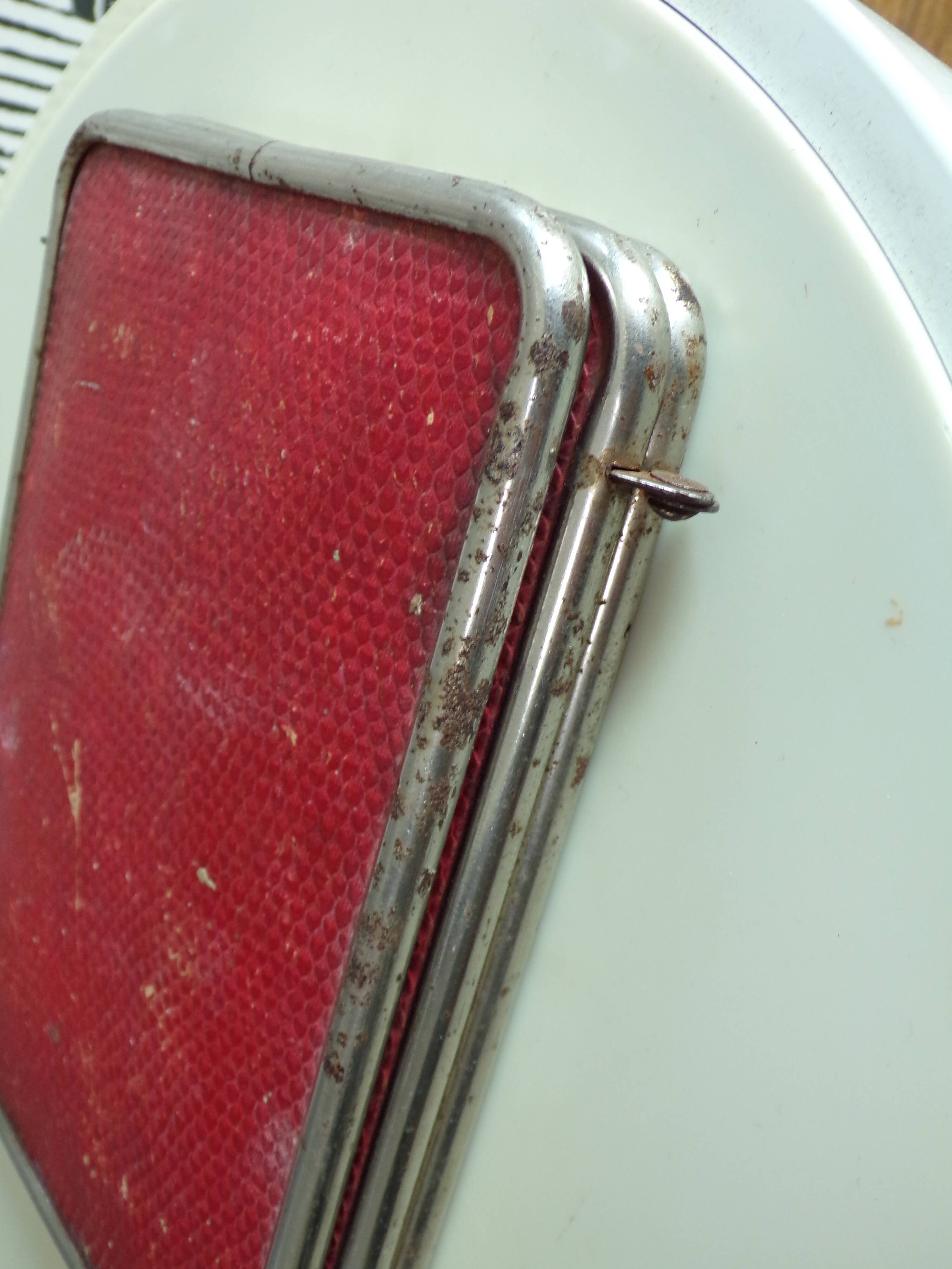 Old triptych mirror