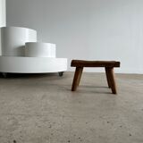 Stool in blond teak