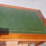 Green leather top desk