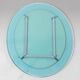 Vintage Beveled Glass Oval Mirror by A. Lupi for Cristal Luxor, Italy 1970