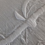 Old linen yarn embroidered and monogrammed