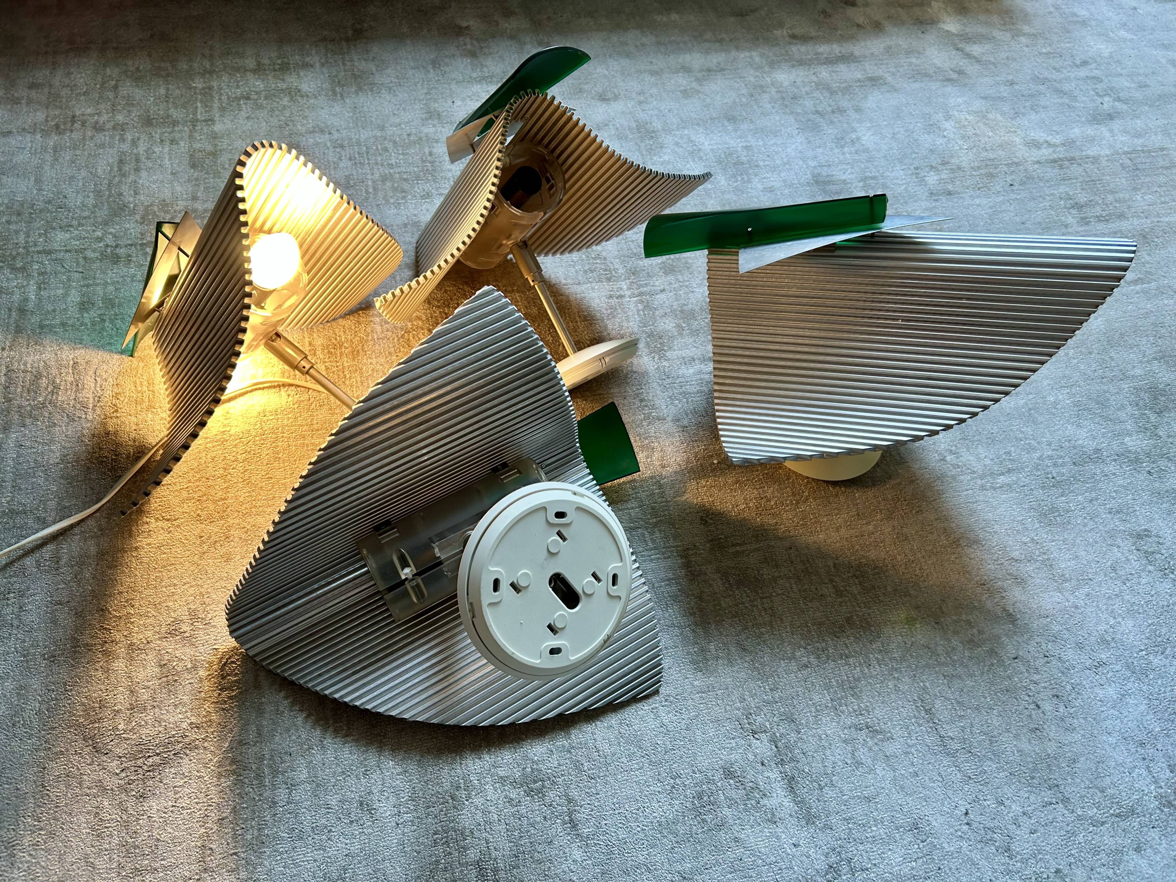 Pair of "trybeca" sconces by bernhard dessecker for ingo maurer, germany 19