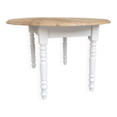 Table ronde rabattable