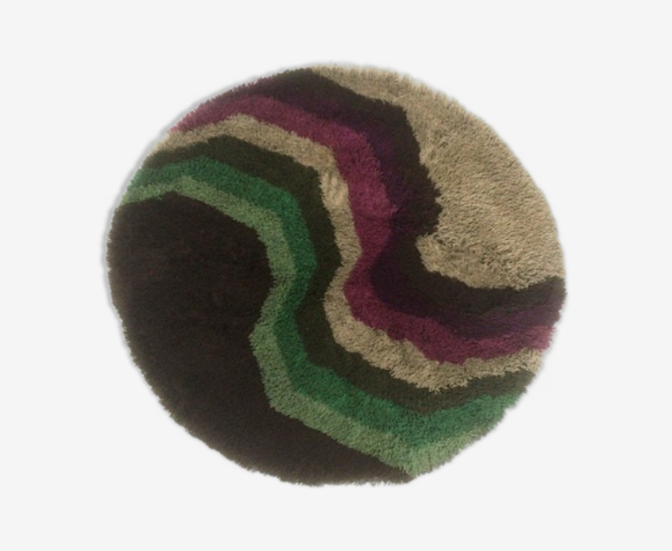 Round carpet Desso 70s. Vintage